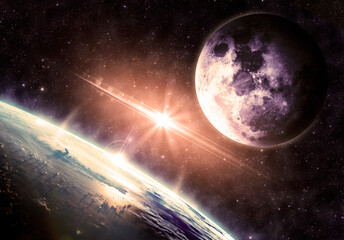 Wall Mural - earth - elements of this image furnished by nasa