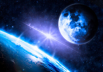 Wall Mural - earth - elements of this image furnished by nasa