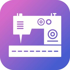 Poster - Unique Machine Vector Glyph Icon