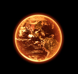 Wall Mural - apocalypse earth - elements of this image furnished by nasa