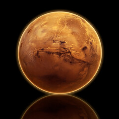 Wall Mural - mars - elements of this image furnished by nasa