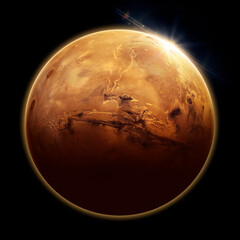 Wall Mural - mars - elements of this image furnished by nasa