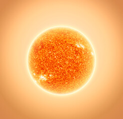 Wall Mural - sun - elements of this image furnished by nasa