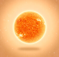 Wall Mural - sun - elements of this image furnished by nasa
