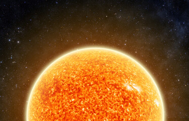 Wall Mural - sun - elements of this image furnished by nasa