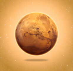 Wall Mural - mars - elements of this image furnished by nasa