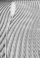 Aufkleber - Exterior of modern architecture. Building abstract background  pattern
