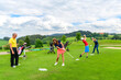 © ARochau - Golf-Flight beim Training auf der Driving-Range