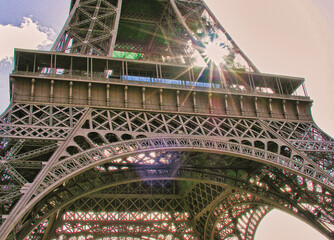 Poster - Power of Eiffel Tower in Paris