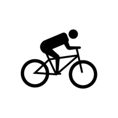 Poster - Cycling icon design illustration template