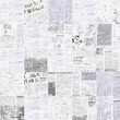 © Olga - Newspaper paper grunge newsprint patchwork seamless pattern background