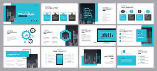 Aufkleber - business presentation design template  backgrounds and page layout design for brochure, book, magazine, annual report and company profile, with info graphic elements graph design concept