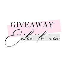 Giveaway Enter To Win Banner | Instagram Post | Instagram Story Vector Image