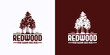 vintage logo reference,redwood