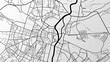 city map, streets, rivers, plan of the city, modern city, development