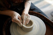 Master class on sculpting dishes (plates, cups) from clay.