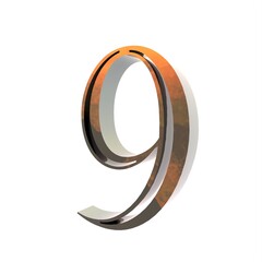 Poster - 3d number 