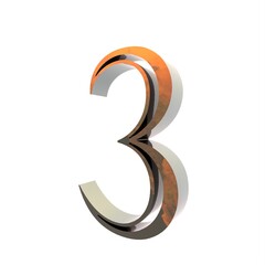 Poster - 3d number 