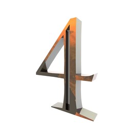 Poster - 3d number 