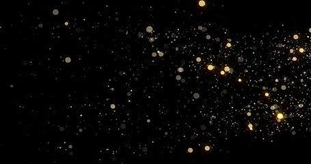 Aufkleber - Gold glistening star tail. Glitter shooting star trail for Christmas background