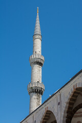 Sticker - Vertical shot of the Fatih Mosque in Istanbul, Turkey