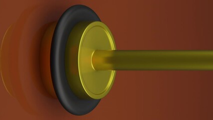 Wall Mural - 3d endless animation. Cyclic seamless motion design. Satisfying animation. 3d loop animation background. Oddly satisfying video
