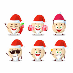 Sticker - Santa Claus emoticons with macadamia cartoon character