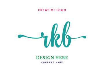 RKB lettering logo is simple, easy to understand and authoritative