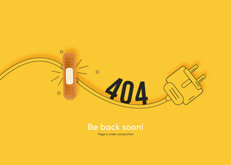 Poster - Minimal Style 404 Error Page Template