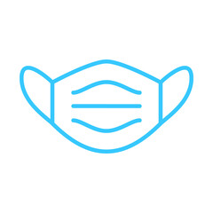 Naklejka na meble Vector Medical Mask Mouth Guard Face Mask Icon