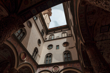 Poster - Closeup of the beautiful architecture of Florence, Italy.