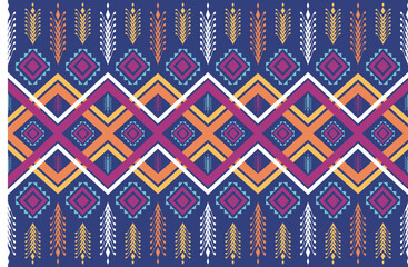 Wall Mural - oriental ethnic seamless pattern traditional background design for carpet, wallpaper,clothing, wrapping, batik,fabric ,Vector illustration embroidery style.
