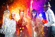 © alotofpeople - People dancing on Halloween party