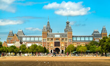 View Of The Rijksmuseum In Amsterdam, The Netherlands