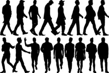 Man Walking SVG Cut Files | Man Walking Silhouette | Man Svg | Walking Svg | People Walking Svg | Man Walking Bundle