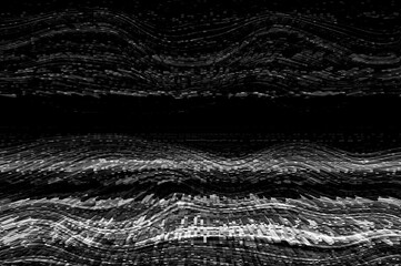 Fototapete - 3D illustration of a digital pattern / Abstract background of a 3D illustration from a digital pattern.
