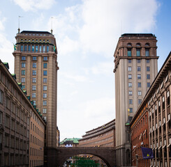 Canvas Print - Kungstornen building in Stockholm, Sweden