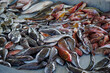 fresh fish on a market in rhodes