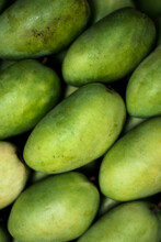 Pile Of Green Mangos