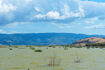 Sticker - Karla lake , Magnessia - Volos, Thessaly, Greece.