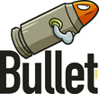 © ogieurvil - Cute and funny logo for bullet store or company
