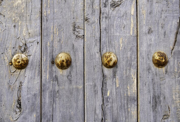 Wall Mural - Wall with wooden boards