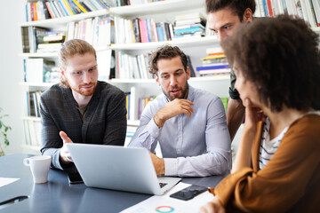programmer working in a software developing company