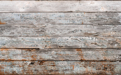 Wall Mural - Old wood texture with natural brown patterns.