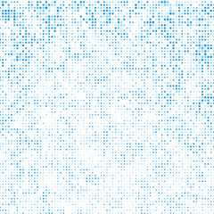 Wall Mural - Abstract blue halftone dotted background.