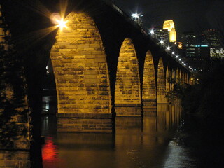 Canvas Print - Stone Arch Bridge