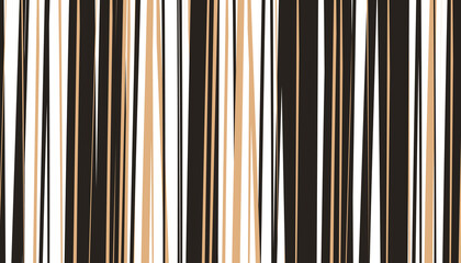 Poster - Abstract elegant striped background. Minimal monochrome surface stripe pattern design. Vector	