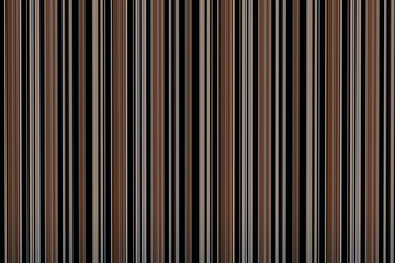 Poster - 3D brown striped background. Vertical bronze brown beige lines and stripes. Abstract background