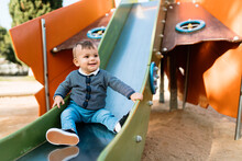 Baby At Playground