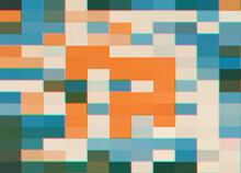 Summer Colors Pixel Illustration